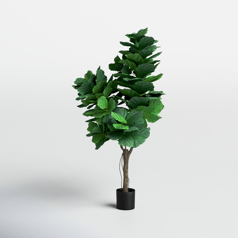 72'' Faux Fiddle Leaf Fig Plant in Pot