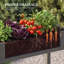 30"H Outdoor Wood Raised Bed, Garden Planter Box with Breathable Fabric Bottom-125177312-125177313