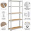 Color 90cm W Steel Storage Rack-108358208