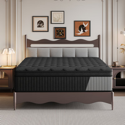 Hybrid Spring Mattress – Individually Wrapped Coils With Comfort Foam Layers, Breathable & Supportive For Restful Sleep