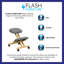 Mobile Wooden Ergonomic Kneeling Office Chair-1659312962