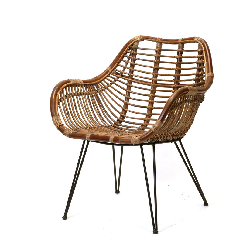 Chaise de patio boho hall Agustin
