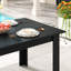 Vonne Rectangular Outdoor Dining Table With Umbrella Hole , 33.9'' in. W 66.8'' in. D-1516988474