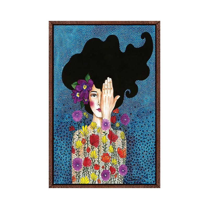 You've Come To Lose Some Memories by Hülya Özdemir - Print on Canvas, 66.04 cm H x 45.72 cm W, Brown Framed