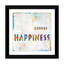 «Choisissez le bonheur en couleur» par Janie Macdowell, reproduction d'art graphique sur toile-71538930-33357443