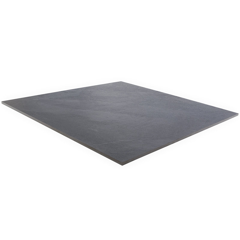 Belmont 24" x 24" Porcelain Stone Look Floor and Wall Tile, Black