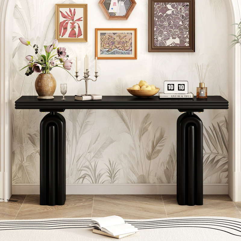 Console, table en bois pour entrée, couloir, salon