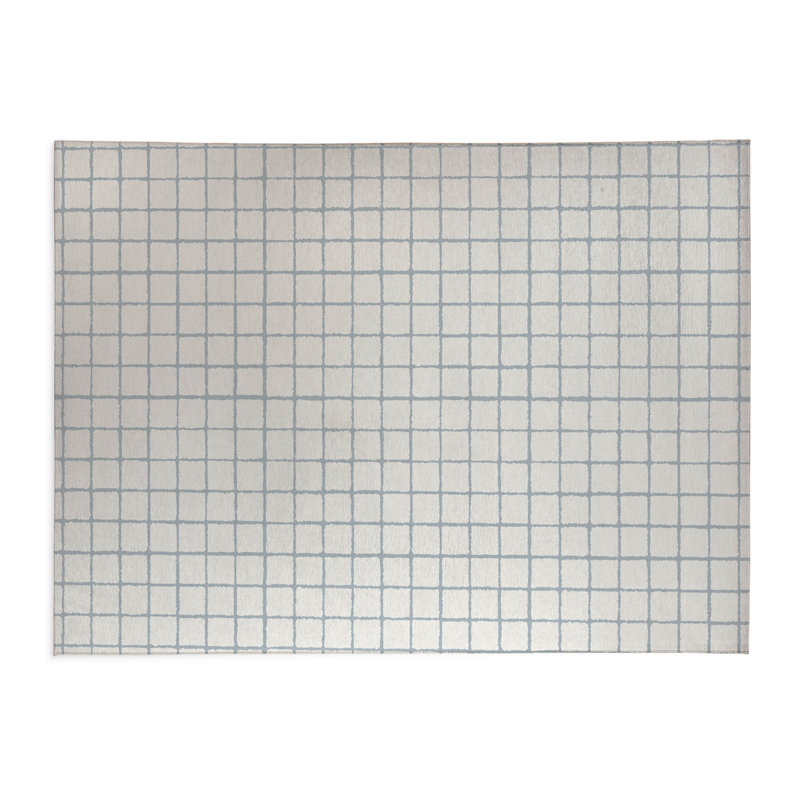 Tapis de bureau léger Rebar, L 6 pi x L 4 pi, Bleu ardoise