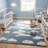 Hedwig High-Low Youth Cloud Scandi Dark Blue/Ivory Indoor/Outdoor Rug-1028831719-1069032167