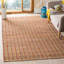 Abhay Hand Woven Jute/Cotton Striped Rug in Beige/Rust-835099315