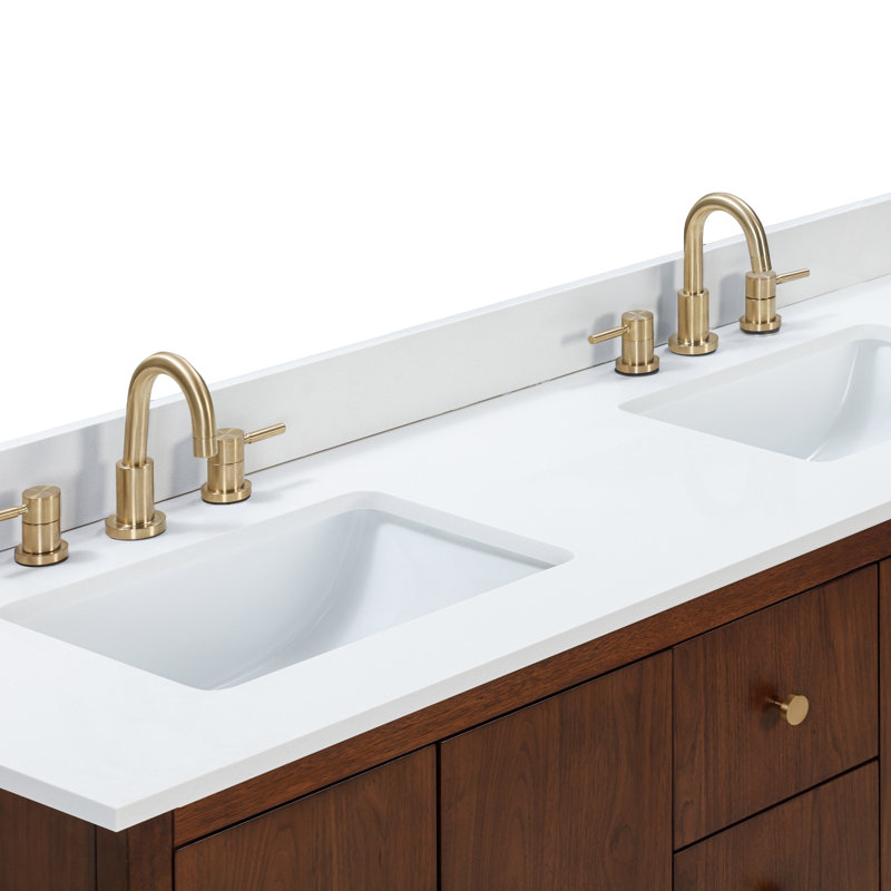 Zoe 60 in. Double Bathroom Vanity with Quartz Top