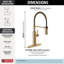 Robinet de cuisine professionnel avec douchette rétractable Antoni Pro Style-105493418