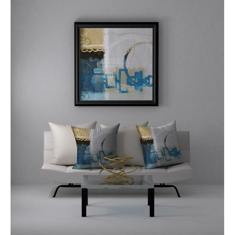 Housse d’oreiller carrée captivant et enclin, 18 po x 18 po