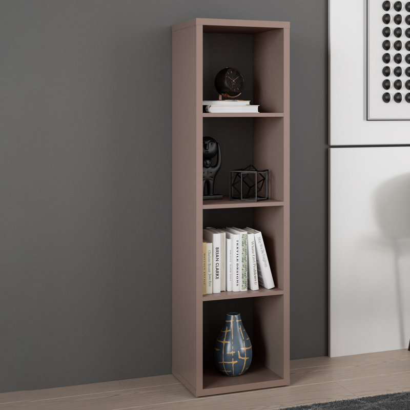 Mauro Cube Bookcase, Orange, (3 Shelves) 141.8cm.H x 141.8cm.W x 141.8cm.D