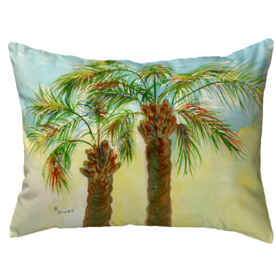 Outdoor Reversible Throw Pillow