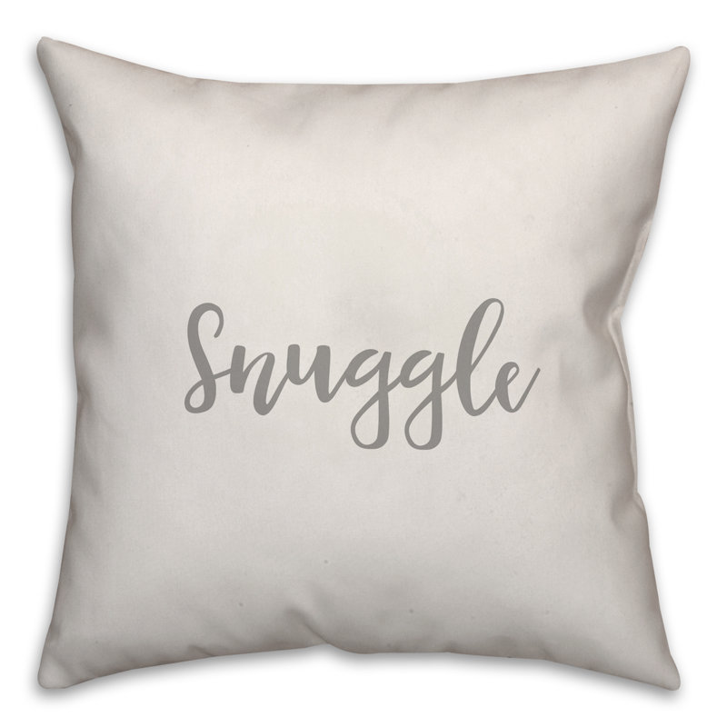  Coussin Snuggle, Blanc, Coussin et housse de coussin