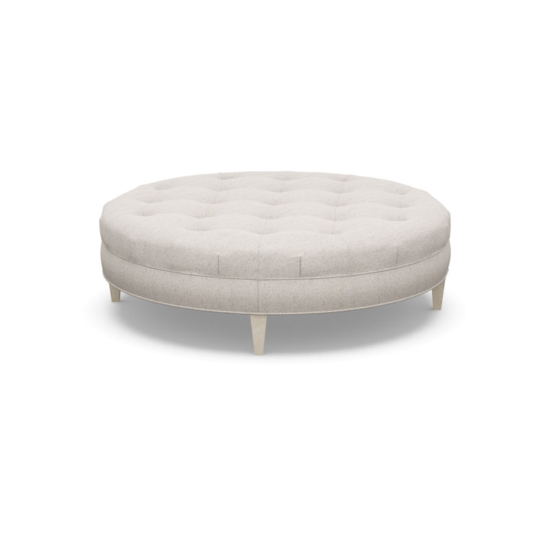 Round Ottoman, 2243-80, Sandstone