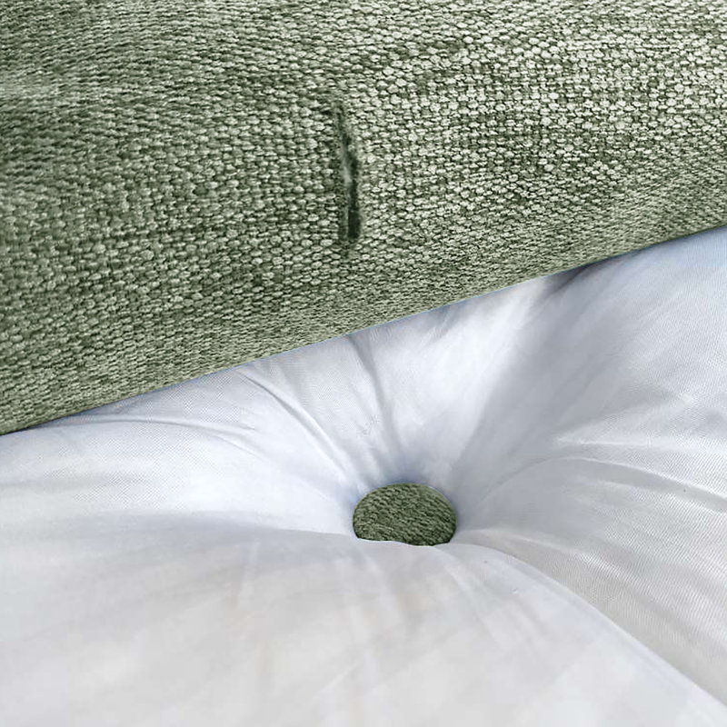 Wedge Reading Pillow, 50cm H x 100cm W, Slight Green