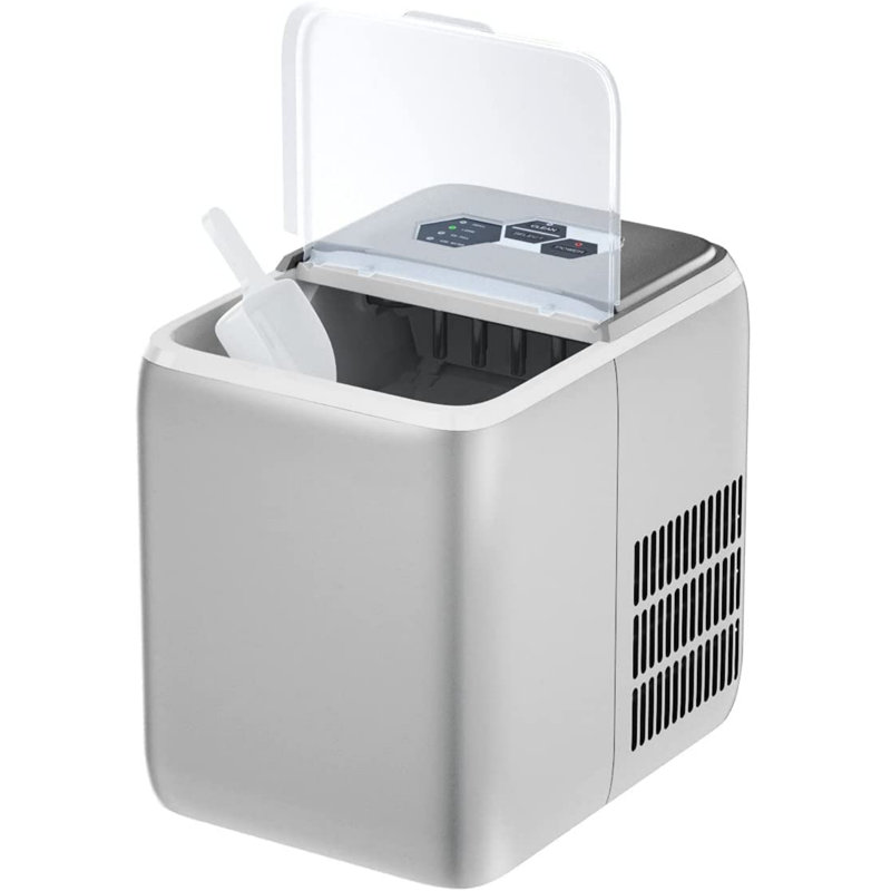 Brayden Studio Baronets 20 Lb. Daily Production Bullet Ice Portable Ice Maker
