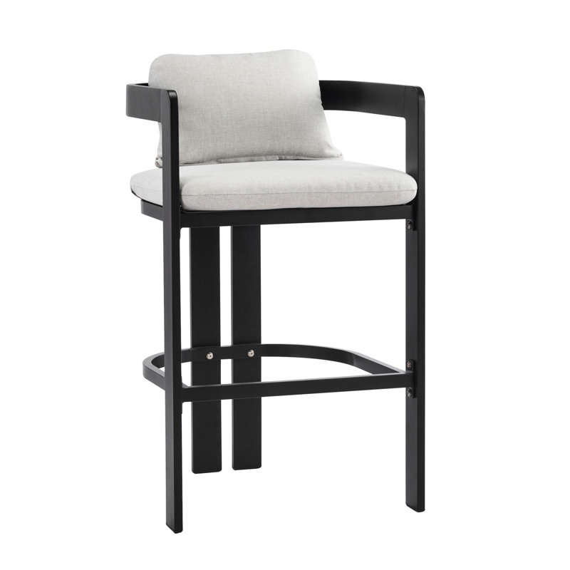 Ensemble de tabourets de comptoir en aluminium pour l'extérieur - Durabilité moderne et confort ergonomique