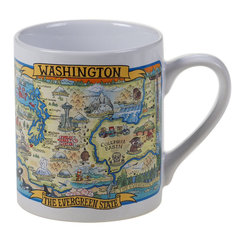 North Carolina Souvenir Coffee Mug, Washington