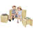 Melancon Kids 3 Piece Solid Wood Play Or Activity Table and Chair Set