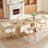 71'' Bentwood Leg Dining Table-1176465604