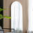 28X1x74" Celine Gold Arch Body Mirror