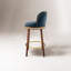 Alma Upholstered Stool with Solid Wood Frame-55964068-55964070-55964077
