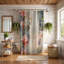 Grunge Flowers - Rideau de douche Premium-1171521091