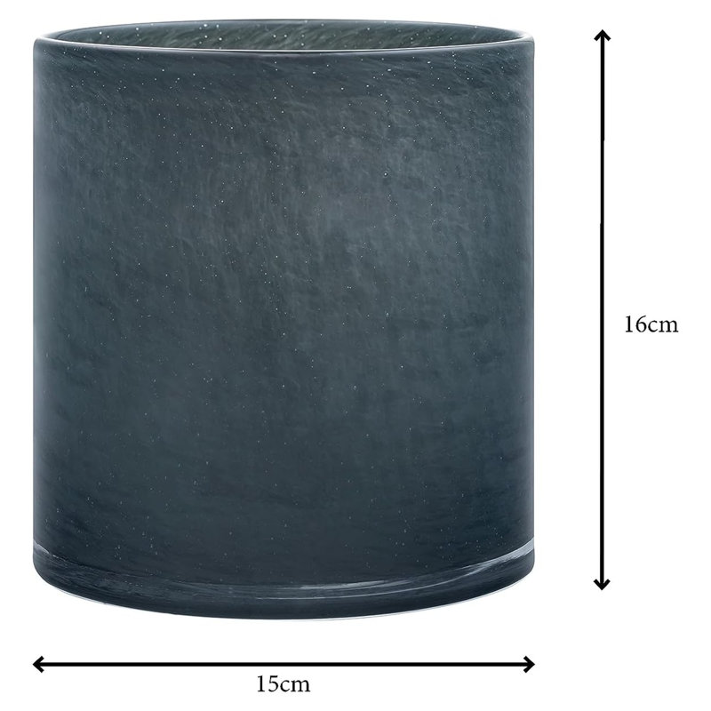 No Power Source Required / Manual Outdoor Lantern, 16cm H x 15cm W x 15cm D, Black