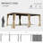 Pergola Gazebo with Louvered Roof-87223778-90629806
