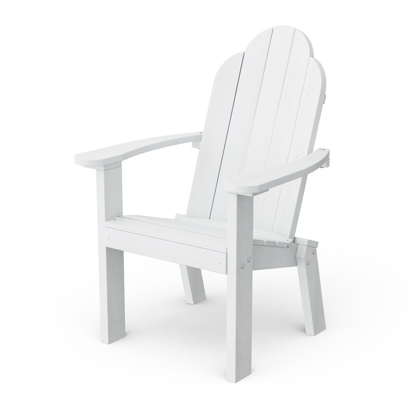 Classic Dining Deck Chair, White