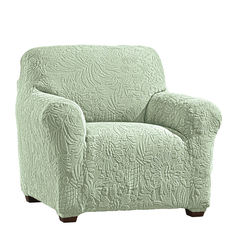 Housse pour fauteuil en polyester, H 38 po x l 96 po, Polyester vert