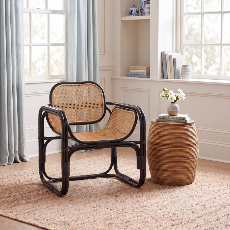 Fauteuil d'appoint Destrie, Noir