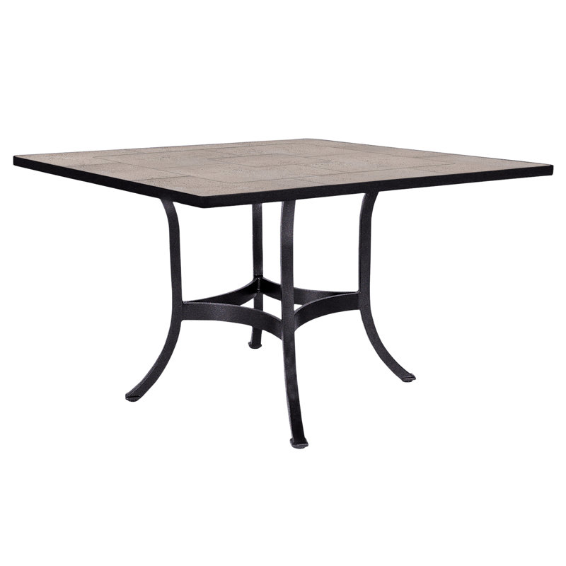 Outdoor Square Dining Table, Graphite, Summit Gray