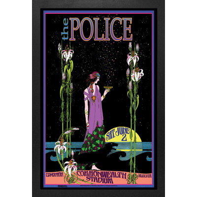 The Police - Masse Poster 11x17 Gel-Coat Framed Print