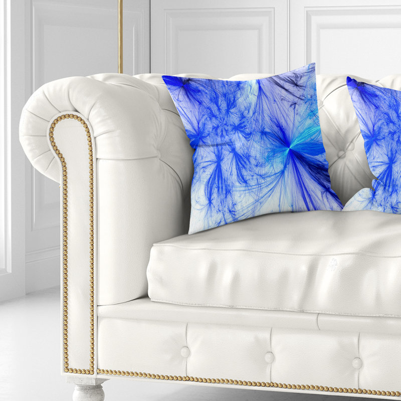 Coussin de Noël, 16 po x 1 po, Carré, Bleu