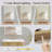 Wall-Mounted Lighted Bathroom Medicine Cabinet With Mirror-1353732608