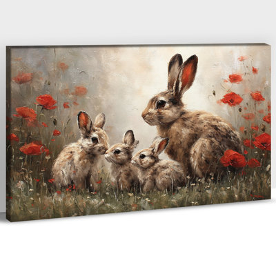 Art mural de lapin de Pâques GUTTATY, décoration murale de photos de lapin de Pâques au printemps, décorations murales de fleurs de lapin et de printemps, impressions de Pâques pour le salon, la chambre à coucher, la chambre d'enfant, la chambre de bébé prête à être suspendue 12 po x 18 po