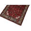 Tapis de couloir vintage en laine et soie noué à la main rouge antique Kashan Jerry - 3 pi 5 po x 7 pi 0 po