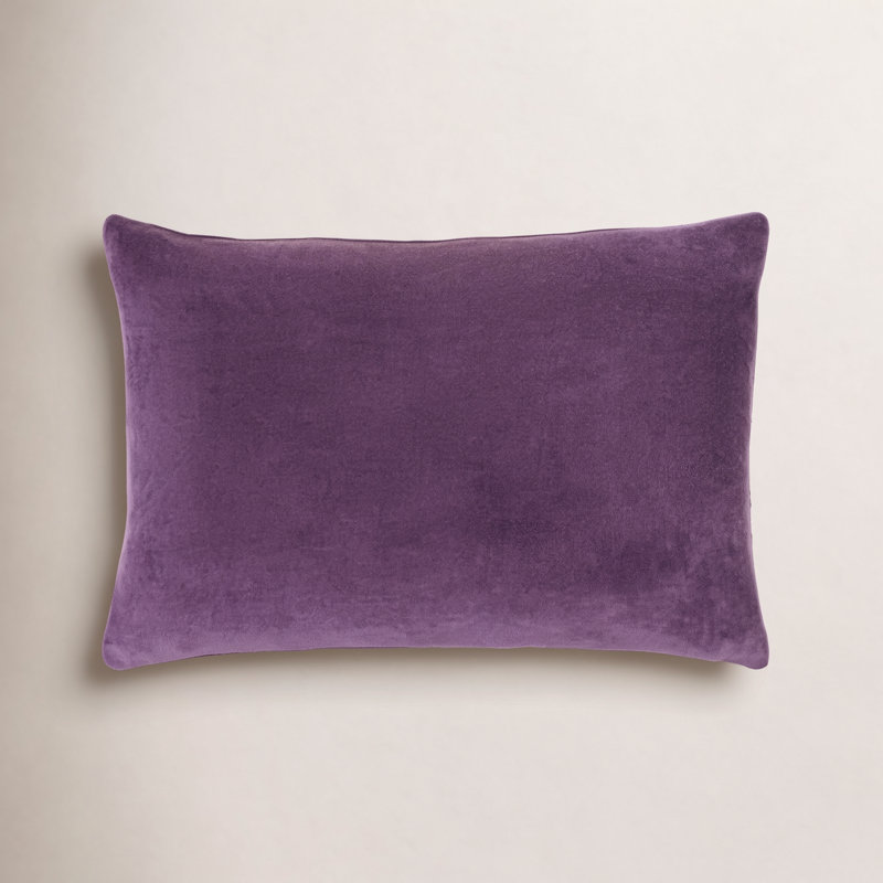 Coussin Catana, 13 po x 20 po, Polyester/ Bourre en polyester, Mauve