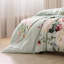 Bebejan Rose On Misty Green 100% Cotton Sateen 5 Piece Comforter Set-487462030