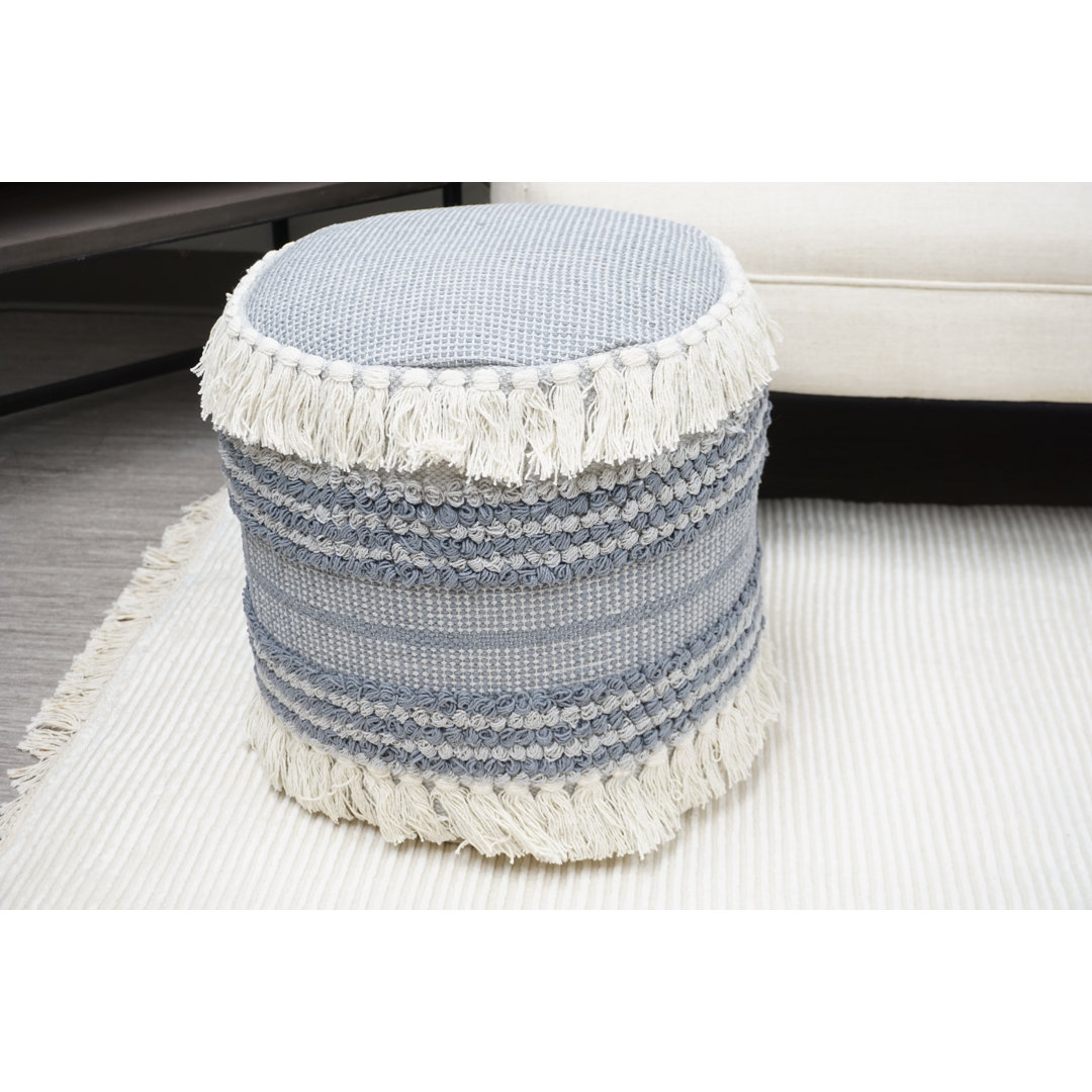Upholstered Pouf Dakota Fields