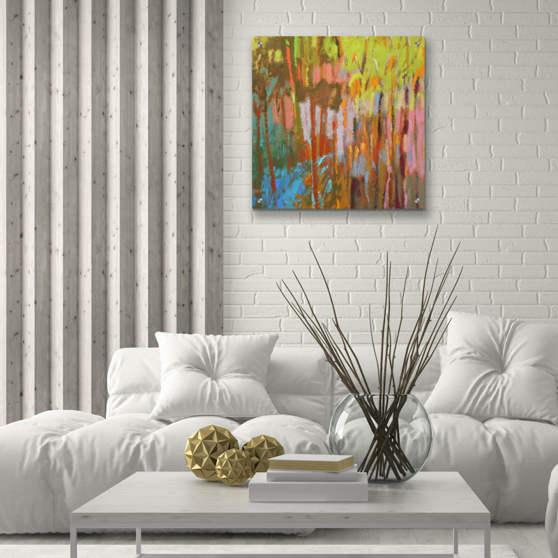 " Trees Two " by Jane Schmidt, 24" H x 24" W