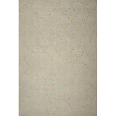 Geometric Area Rug in Gray