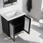 Meuble-lavabo simple 28,09 po avec plateau en céramique Xaden