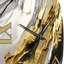 Dreams Of Abundance Black And Gold I Metal Wall Clock-93381372