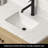 37' Engineer Stone Single Bathroom Vanity Top With Sink