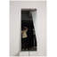 Miroir mural 56 po x 15 po rectangulaire avec coins arrondis, cadre en aluminium argenté